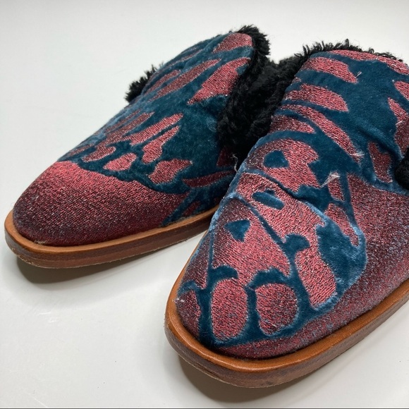 Free People | Butterfly Effect Faux Fur Mules Size 37 - Picture 2 of 6